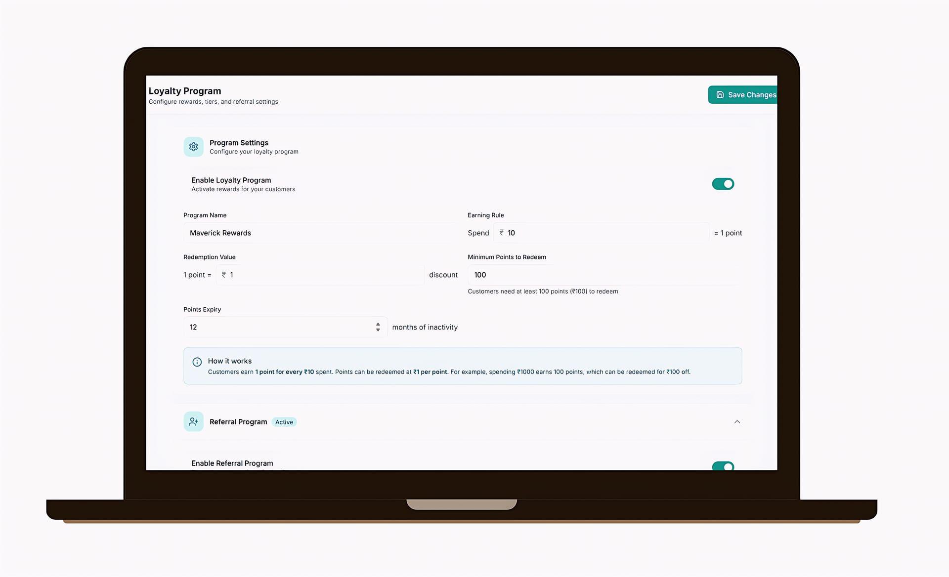 CRM & Loyalty in Maverick Dine