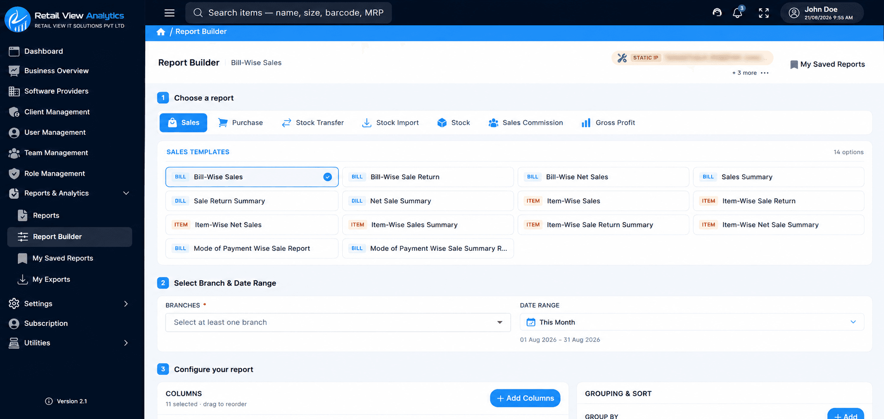 Your team builds its own reports